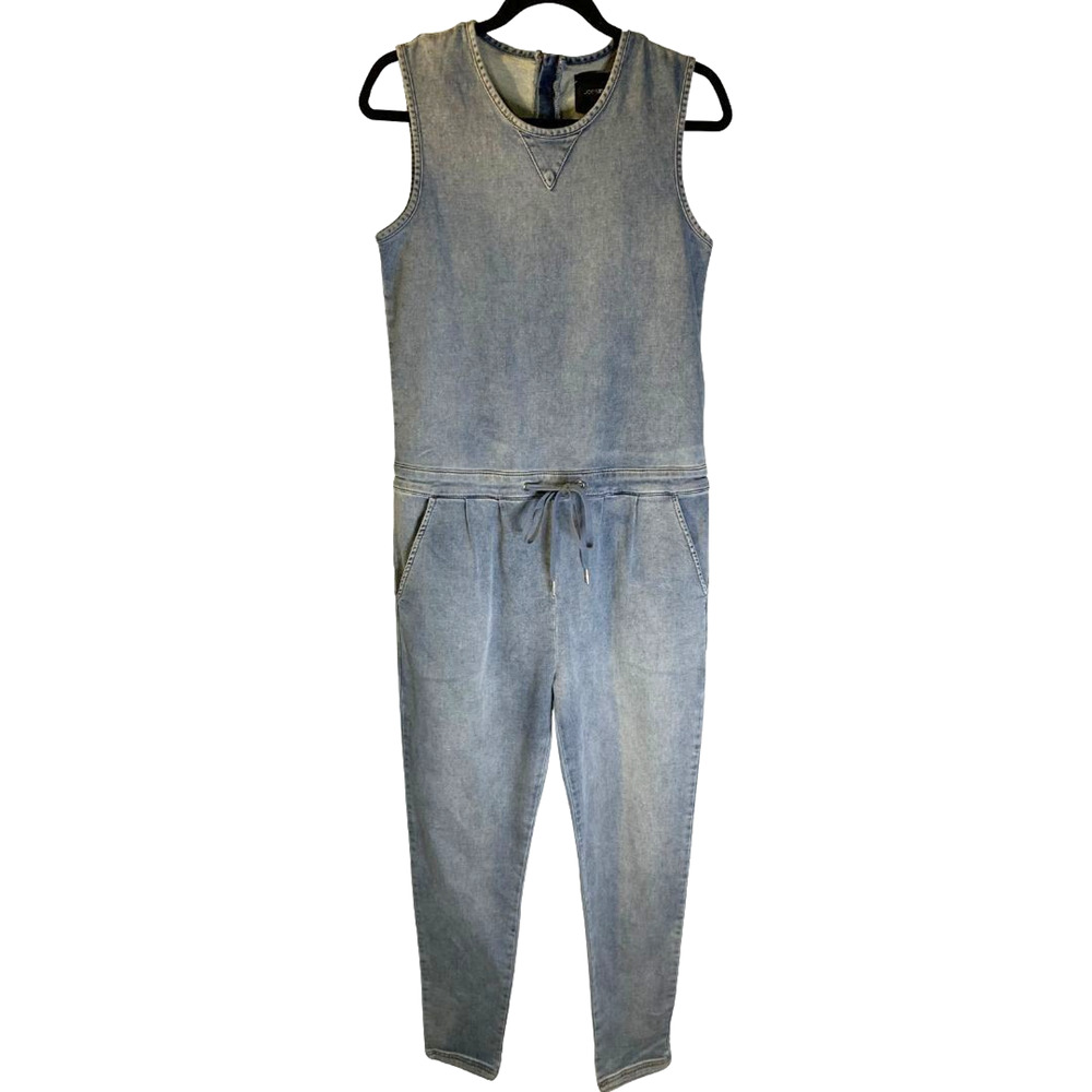 Joe's Jeans Light Wash Denim Sleeveless Jumpsuit
